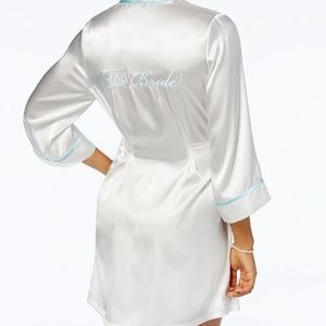 Linea Donatella Ivory Satin "The Bride" Robe S/M